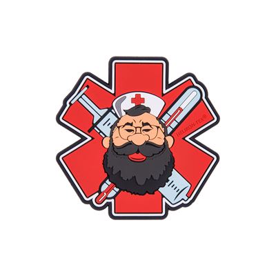 Patch Beardman MEDIC Velcro Kunststoff