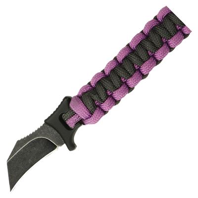Armband PARACLAW™ S mit Messer in Verschluss SCHWARZ/LILA
