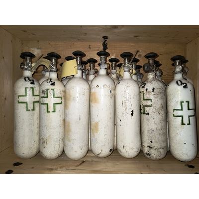 Tragbare Sauerstoffflasche OXYGEN gebraucht