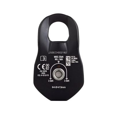 FIXE Umlenkrolle Mehrzweck SCHWARZ PETZL P006AA01 2