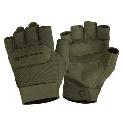DUTY MECHANIC fingerlose Handschuhe GRÜN