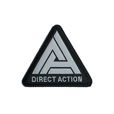 Aufnäher mit dem Direct Action-Logo SCHWARZ