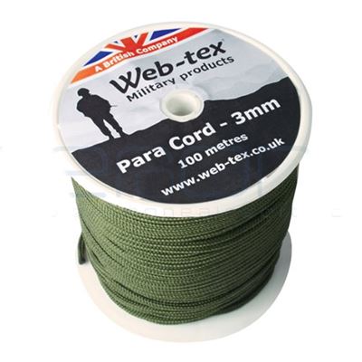 Web-tex Parachutekoord 100 Meter – Supersterk Touw Voor Outdoor, Survival En Knutselen
