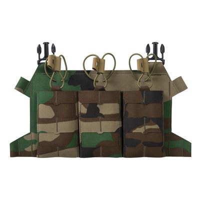 Brustplatform BEARCAT® mit Mag Pouches .223 WOODLAND