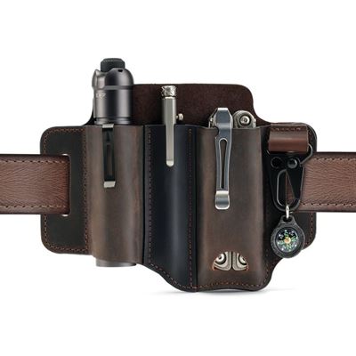 Etui Gürtel PJ29 Multi Tool LEDER BRAUN  PJ29-BRN 3