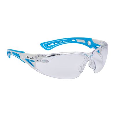 Schutzbrille RUSH+ SMALL CLEAR BLAU