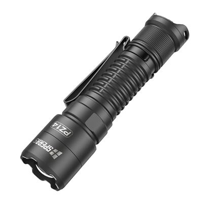 Taschenlampe PZ14 ZOOM, wiederaufladbar, 1000 Lumen, 440 Meter, IP67 SCHWARZ