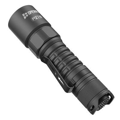 Taschenlampe PZ16 ZOOM, wiederaufladbar, 2400 Lumen, 726 Meter, IP65 SCHWARZ SPERAS PZ16-SP 6