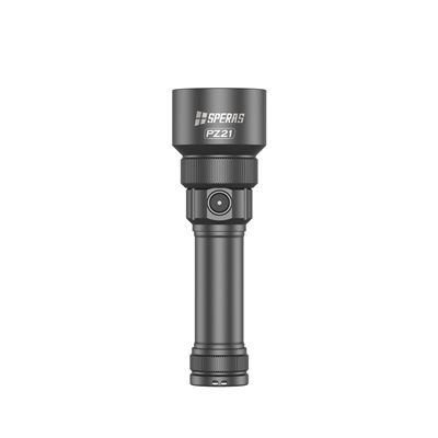 Taschenlampe PZ21 ZOOM, wiederaufladbar, 2700 Lumen, 900 Meter SCHWARZ SPERAS PZ21-SP 14