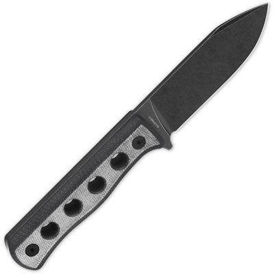 CANARY Messer mit feststehender Klinge SCHWARZ