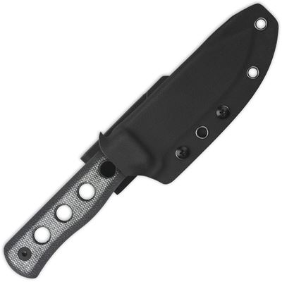 CANARY Messer mit feststehender Klinge SCHWARZ