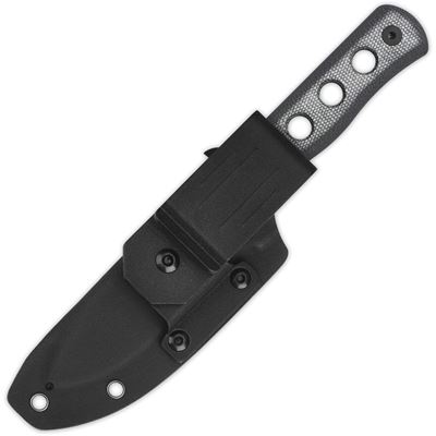 CANARY Messer mit feststehender Klinge SCHWARZ