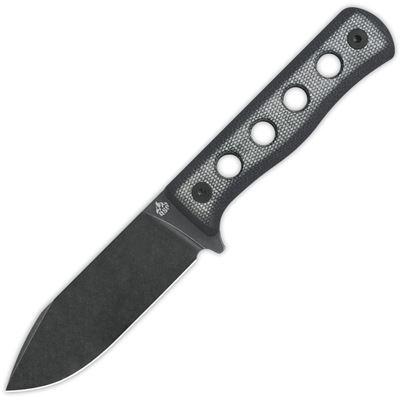 CANARY Messer mit feststehender Klinge SCHWARZ