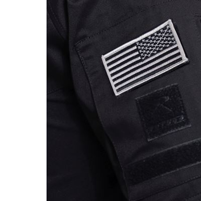 Combatshirt mit Reißverschluss AIRSOFT COMBAT SCHWARZ