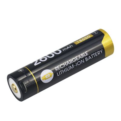 Batterie wiederaufladbar R26 2600 mAh micro USB Typ 18650