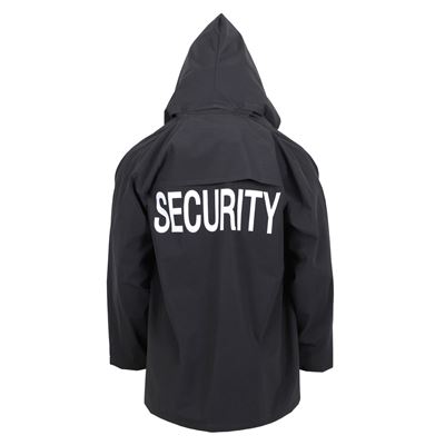 Regenjacke SECURITY SCHWARZ