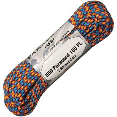 Schnur PARACORD Nylon 550LB 30m 4mm FEUER UND EIS