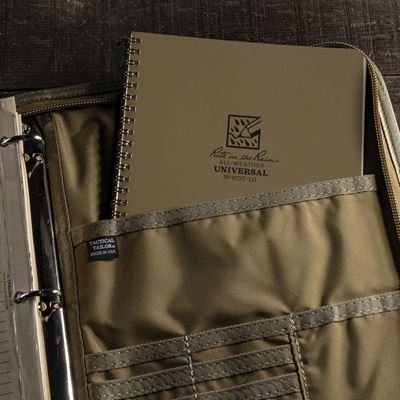 Notizbuch wasserabweisend Universal LARGE 6 5/8"x 8 1/2" TAN