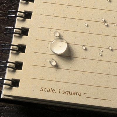 Notizbuch wasserabweisend Universal LARGE 6 5/8"x 8 1/2" TAN