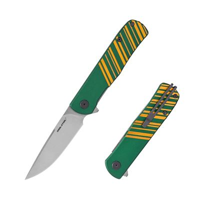 Taschenmesser KARLY glatte Klinge GRÜN/GOLD