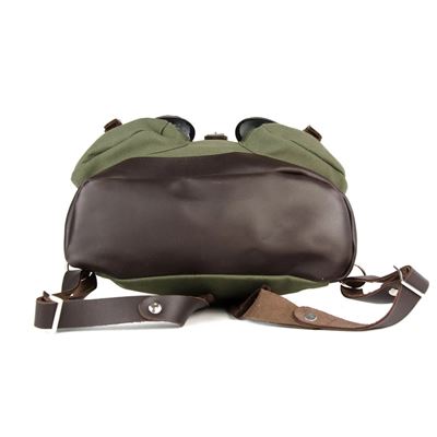 Wander und Freizeitrucksack Lederboden 14l OLIVE