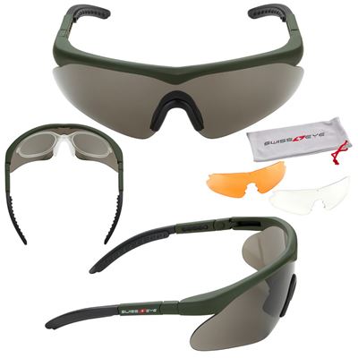 Brille SWISS EYE® RAPTOR 3er-Set GRÜN