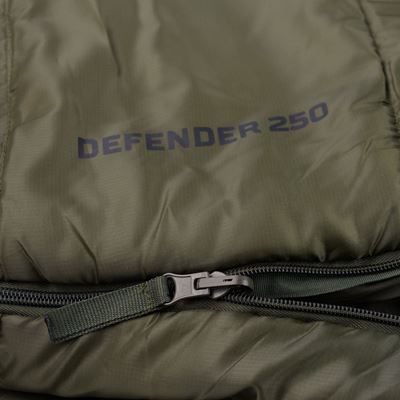 Drei-Jahreszeiten-Mumienschlafsack DEFENDER 250 GRÜN HIGHLANDER SB265-RG 2
