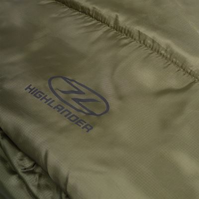 Drei-Jahreszeiten-Mumienschlafsack DEFENDER 350 GRÜN HIGHLANDER SB266-RG 4