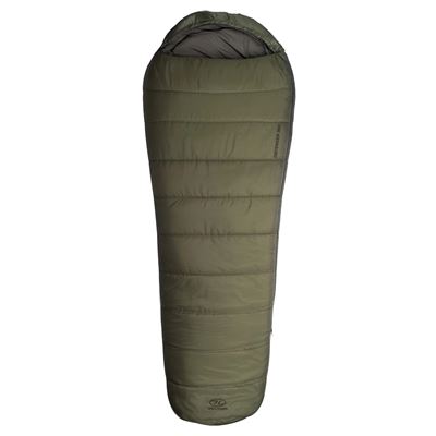Drei-Jahreszeiten-Mumienschlafsack DEFENDER 350 GRÜN