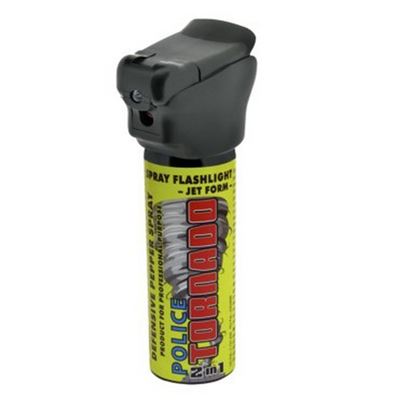 Spray und Taschenlampe 2in1 TORNADO 45 ml /360°/