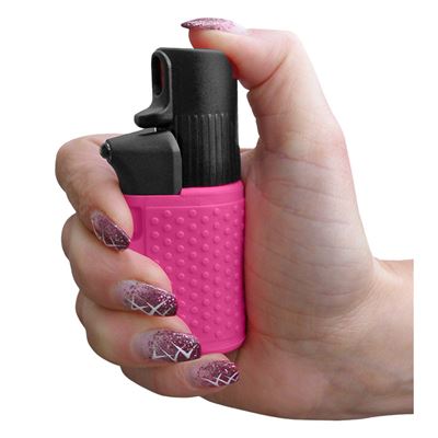 Spray und Taschenlampe 2in1 HURRICANE FLASHLIGHT 15ml clip ROSA