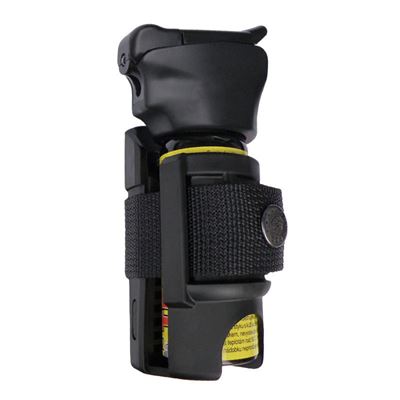 Holster für Abwehr Sprays rotierend Plastik mit Behälter 35 mm MOLLE