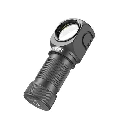 Stirntaschenlampe SH16 aufladbar, rechtwinklich, multifunktionsfähig, 1650 Lumen, 355 Meter