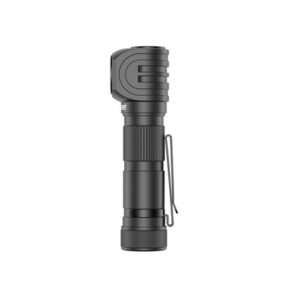 Stirntaschenlampe SH18 aufladbar, rechtwinklich, multifunktionsfähig, 2000 Lumen
