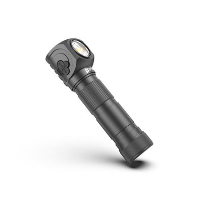 Stirntaschenlampe SH18 aufladbar, rechtwinklich, multifunktionsfähig, 2000 Lumen
