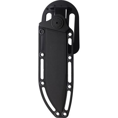Messer T1 mit glatter Klinge SCHWARZ