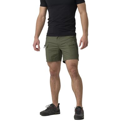 Shorts URBAN TACTICAL® 6" rip-stop stretch OLIVE GREEN