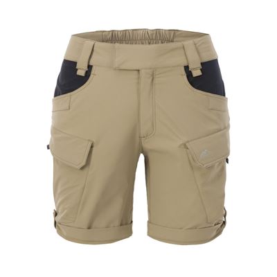 Damen Shorts OTS® VersaStretch® Lite 8,5" kurz KHAKI/SCHWARZ