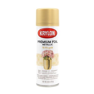 Sprühfarbe KRYLON Premium Foil Metallic GOLD-18KT