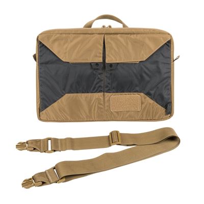 Umhängetasche LAPTOP BRIEFCASE COYOTE/SCHWARZ