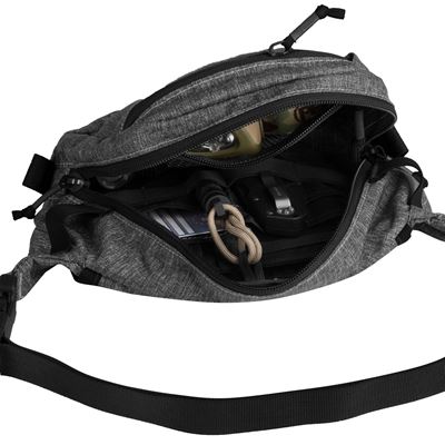 Bauchtasche POSSUM® SCHWARZ GRAU MELANGE