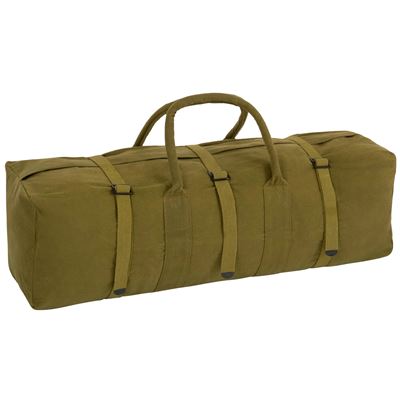 Werkzeugtasche ROPE HANDLE 75 cm aus Leinen GRÜN HIGHLANDER TB004-OG 3