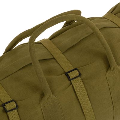 Werkzeugtasche ROPE HANDLE 75 cm aus Leinen GRÜN HIGHLANDER TB004-OG 2