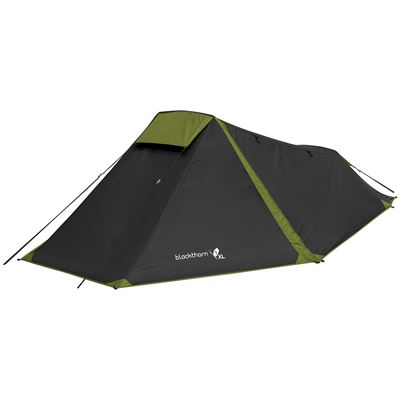 Zelt BLACKTHORN XL für 1 Personen SCHWARZ