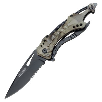 Klappmesser mit Flaschenöffner GREY CAMO