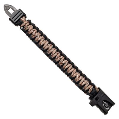 Set aus Messer mit fester Klinge und Armband