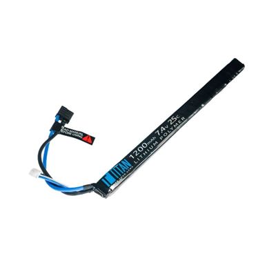 Akku Li-Pol 7,4V 1200mAh, 25C (T-Dean) - Stick (AK)