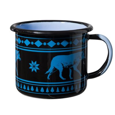 Tasse WOLF emailliert 0,35 l