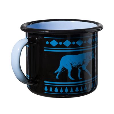 Tasse WOLF emailliert 0,35 l