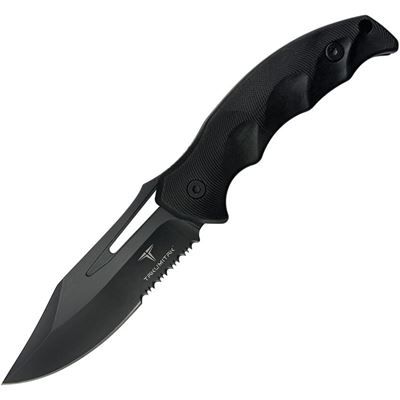 Messer mit feststehender Klinge OBSIDIAN mit Scheide BLACK